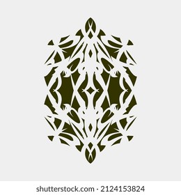 Vektorgrafik schöner und schöner Motive für Wanddekorationen oder Stoffstempel