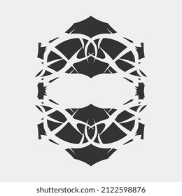 vector illustration of nice and beautiful symmetrical motifs for decoration or fabric screen printing