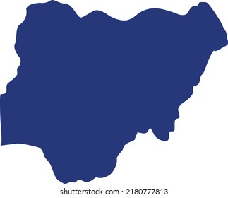 Vector Illustration of Nigeria map
