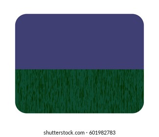  Vector illustration: night grass field background.