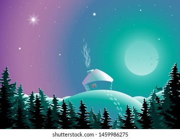 House Woods Christmas Images Stock Photos Vectors Shutterstock