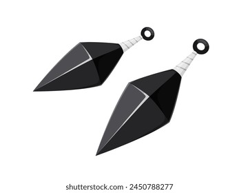 Vektorillustration von Ninja Kunai