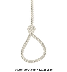 Vector illustration of noose