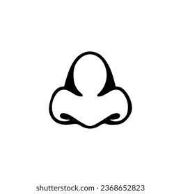 vector illustration of nose concept