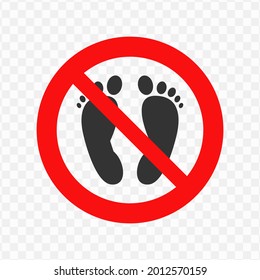 Vector illustration of not allowed to stand here icon in dark color and transparent background(png)