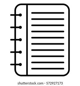 Vector Illustration of Note Book Icon
