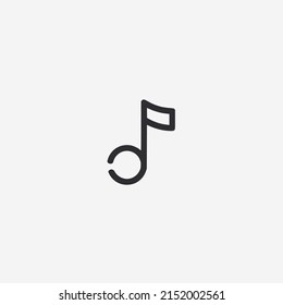 Vector illustration of note icon