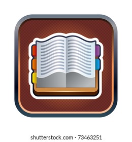 Vector illustration of notebook icon