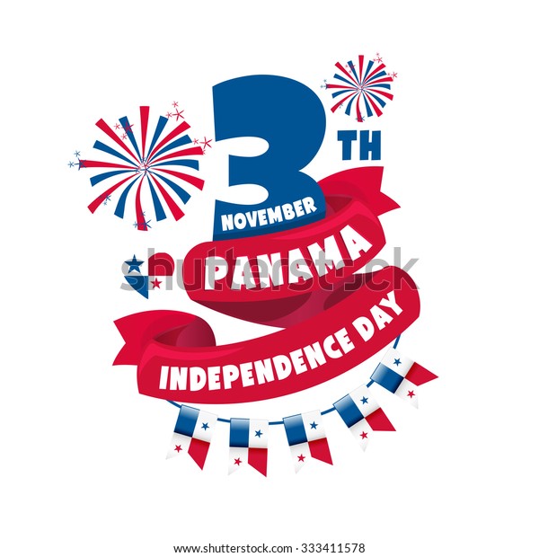 11月3日パナマ共和国独立記念日コロンビアのベクターイラスト 国民の日 祝福の共和国 デザインエレメントの図 独立記念日11月3 10 28日 のベクター画像素材 ロイヤリティフリー