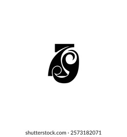 vector illustration of the number 79 for icon, symbol or logo. seven nine year logo