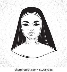 7,058 Nun illustration Images, Stock Photos & Vectors | Shutterstock