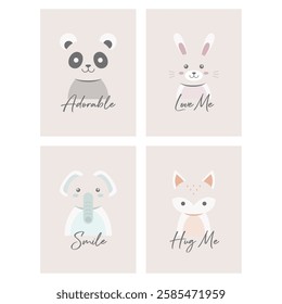 Vector illustration nursery for baby showers, room decoration, greeting card. for baby room, baby shower, greeting card, kids and baby t-shirts and wear. Hand drawn nursery,Vector illustration 
