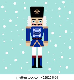 Vector illustration of a nutcracker