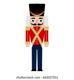 Vector illustration of a nutcracker