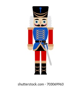 Vector illustration of a nutcracker