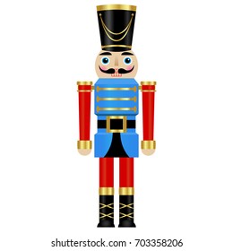 Vector illustration of a nutcracker