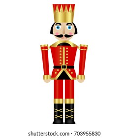 Vector illustration of a nutcracker