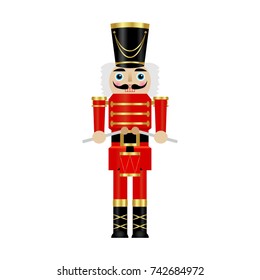 Vector illustration of a nutcracker