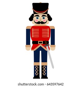 Vector Illustration Nutcracker Sword Stock Vector (Royalty Free ...