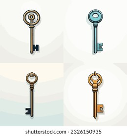A vector illustration of object