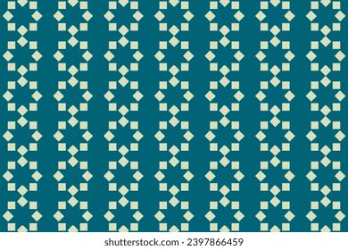 Ilustración vectorial del modelo de estrella octagonal para papel tapiz.