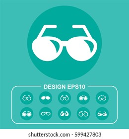Vector Illustration Ocular Icon