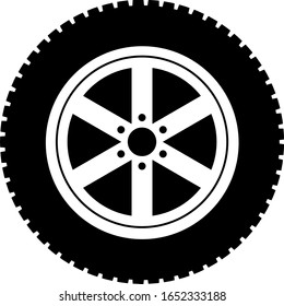 Ilustración de vectores fuera de llantas de carretera Logotipo de diseño de automóviles de Camión