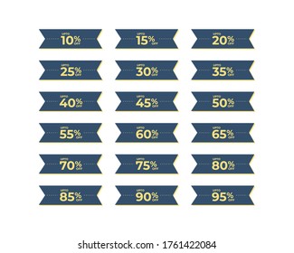 ilustración vectorial para etiquetas de oferta/descuento para publicidad  