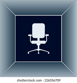 Vector illustration of office chair 