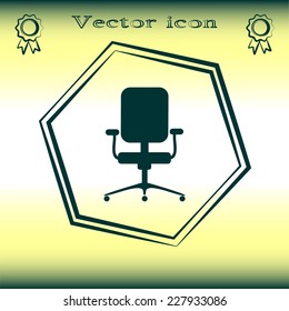 Vector illustration of office chair 