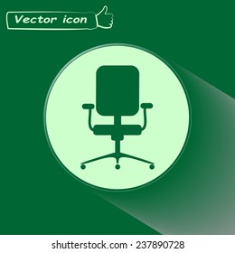 Vector illustration of office chair 