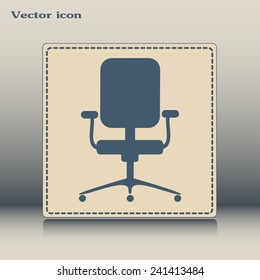 Vector illustration of office chair 