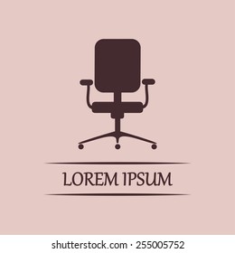 Vector illustration of office chair 