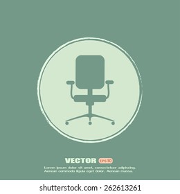 Vector illustration of office chair 
