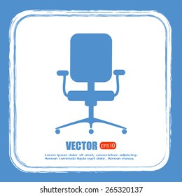 Vector illustration of office chair 