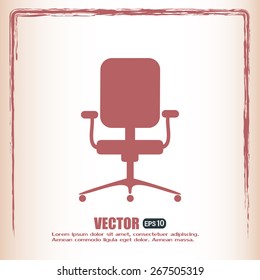 Vector illustration of office chair 