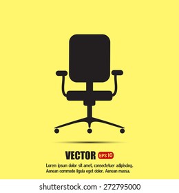 Vector illustration of office chair 