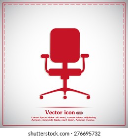 Vector illustration of office chair 