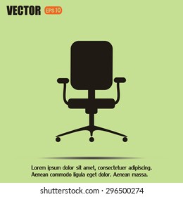 Vector illustration of office chair 
