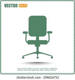 Vector illustration of office chair 