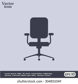 Vector illustration of office chair 