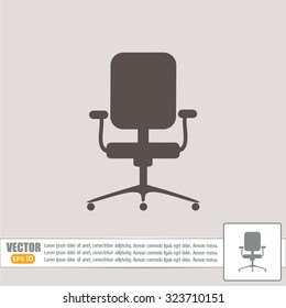 Vector illustration of office chair 