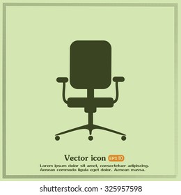 Vector illustration of office chair 