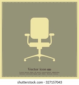 Vector illustration of office chair 