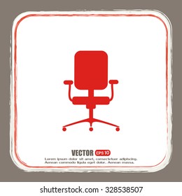 Vector illustration of office chair 