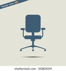 Vector illustration of office chair 