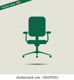 Vector illustration of office chair 