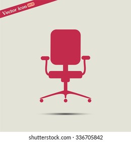 Vector illustration of office chair 