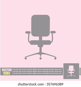 Vector illustration of office chair 