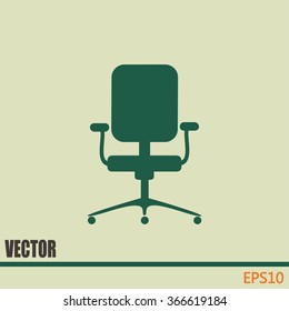 Vector illustration of office chair 